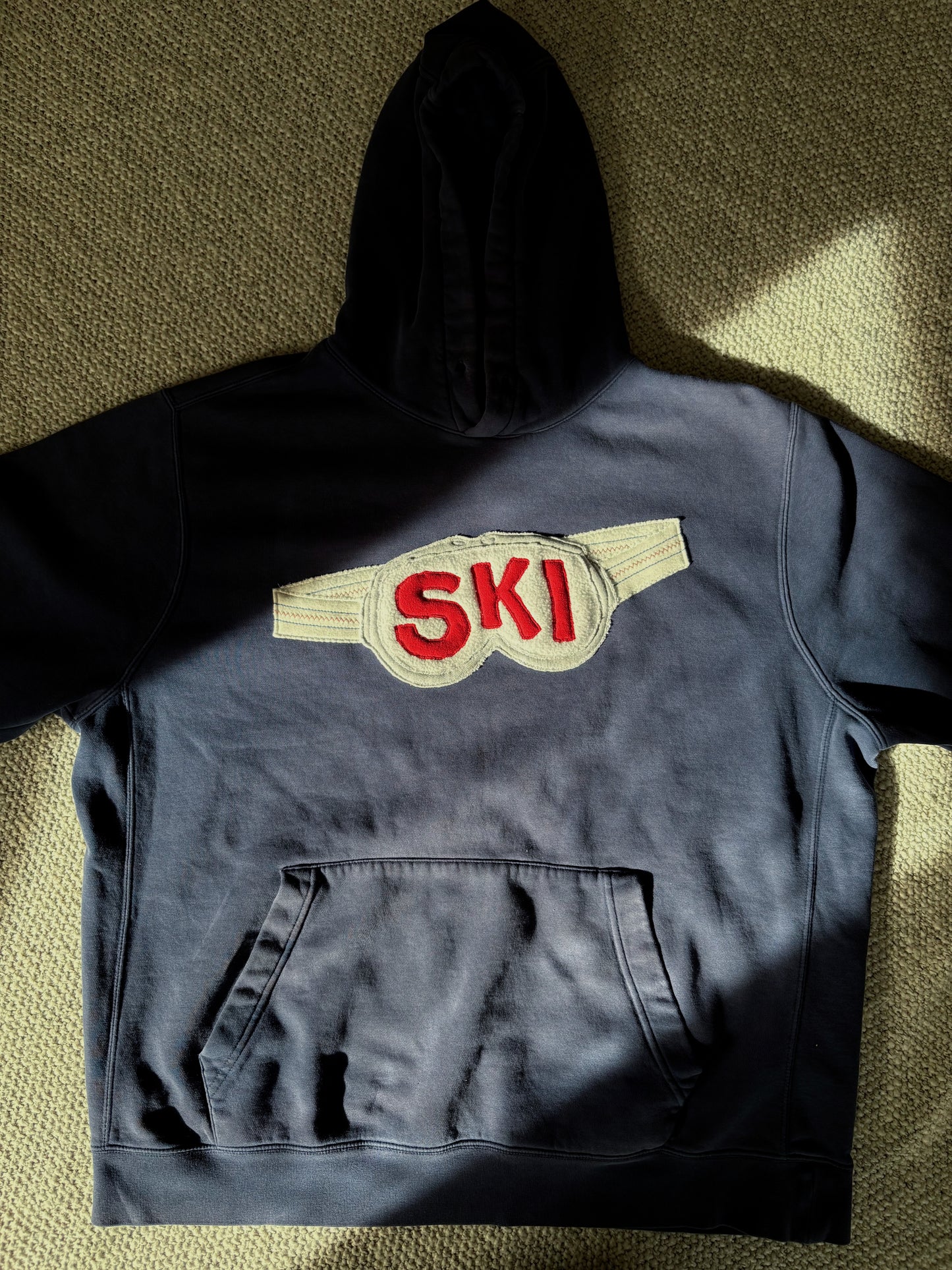 SKI Goggles Red, White, and Blue