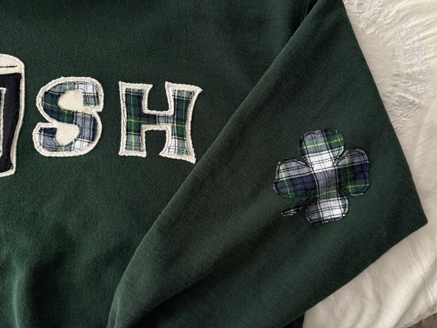 Irish Heritage Boxy Crop Hoodie