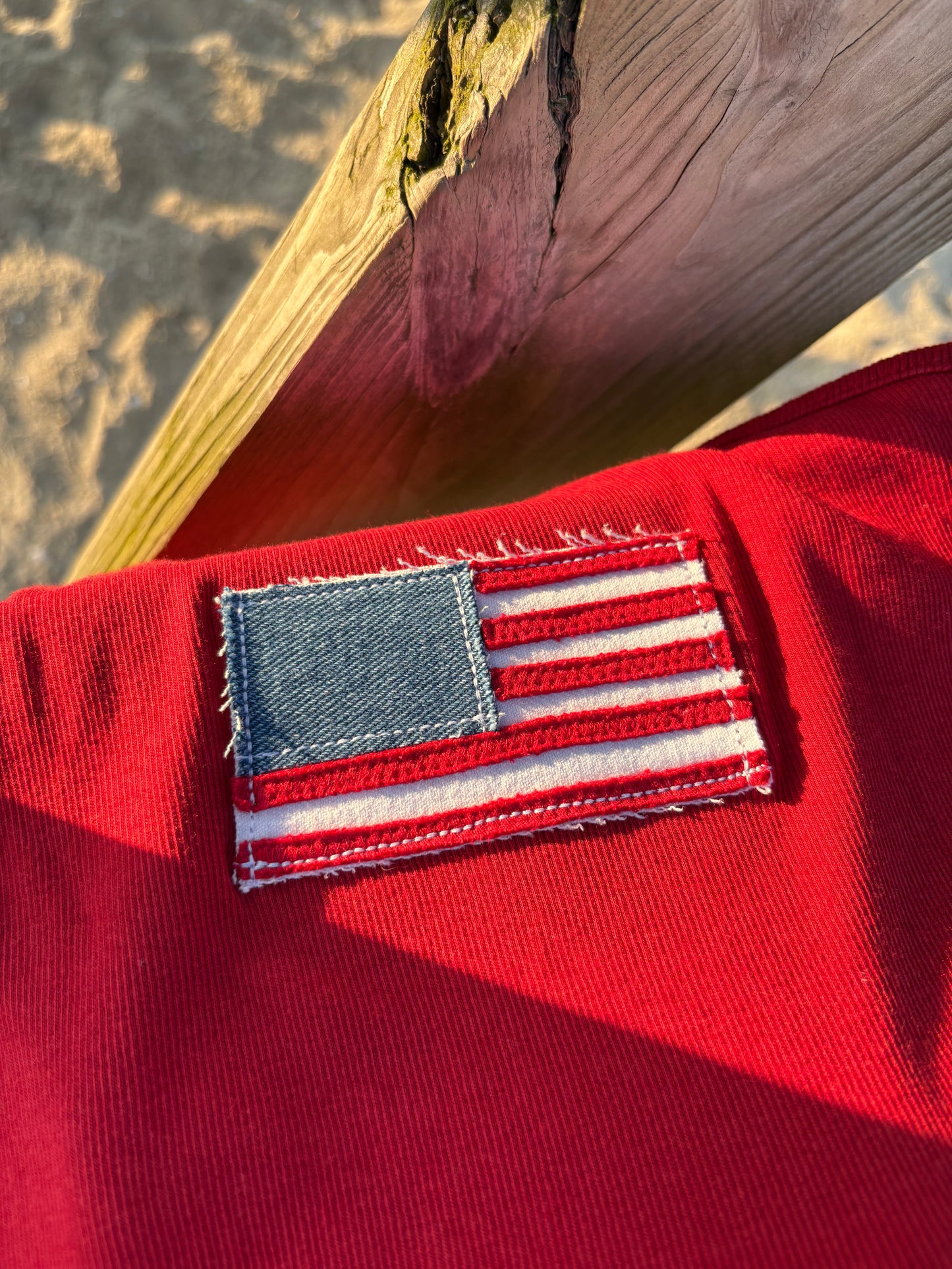 Flag Asymetrical Top Red (M/L)