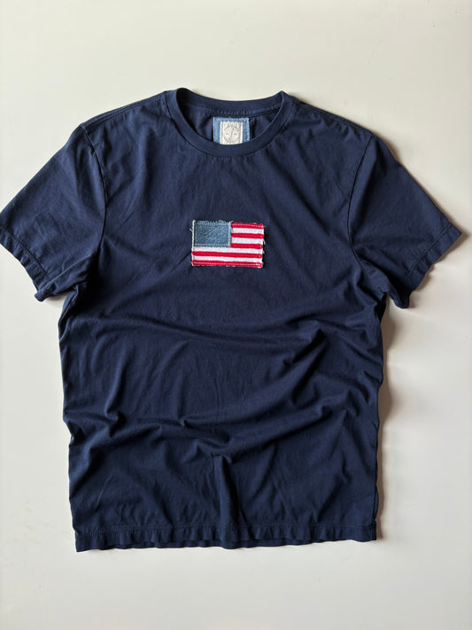 Flag Tee Navy (M)