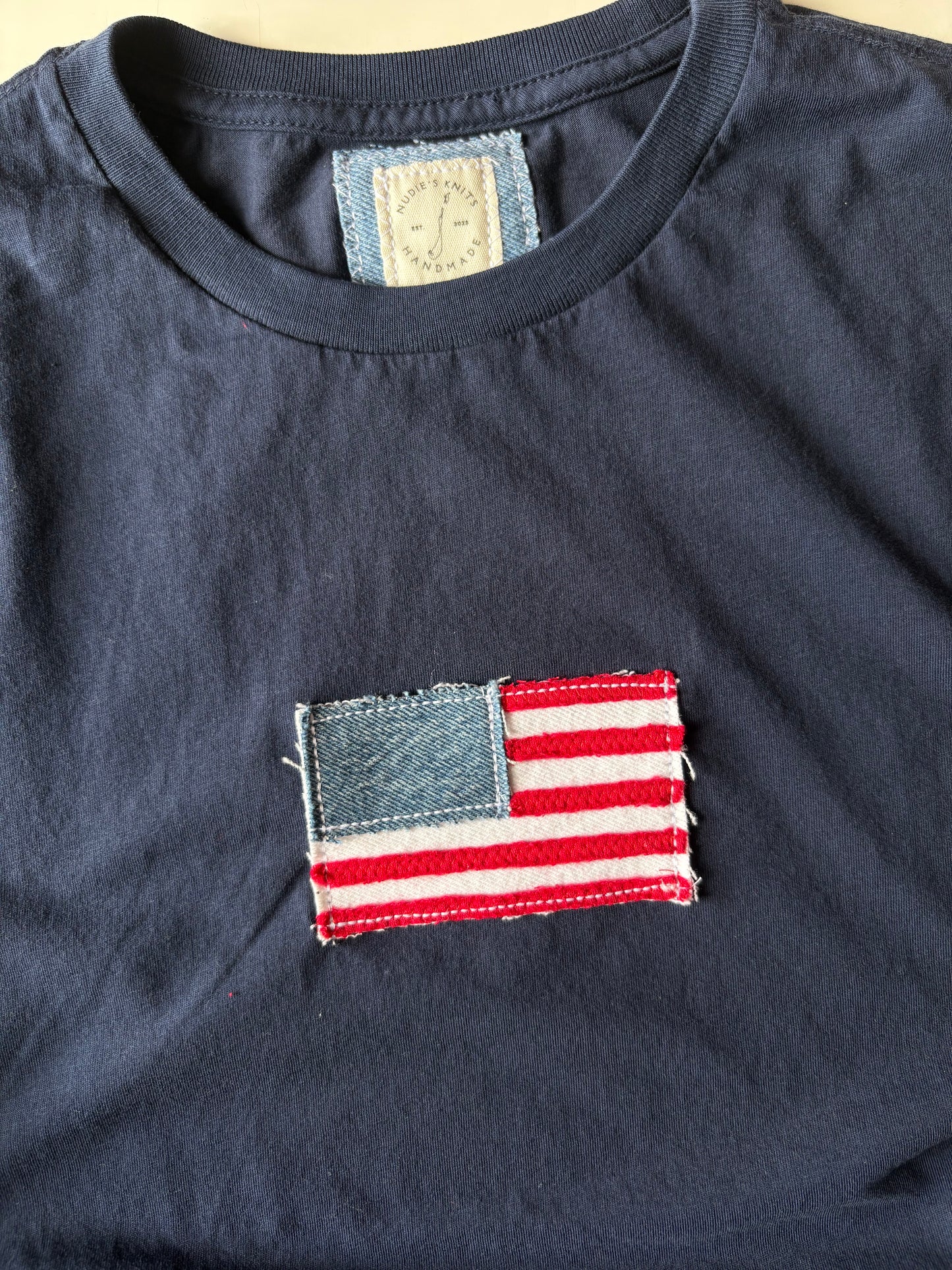 Flag Tee Navy (M)