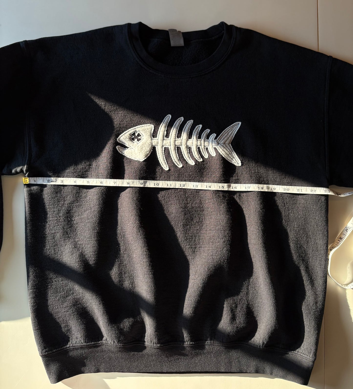 Black Fish Bone Crew Neck (L)