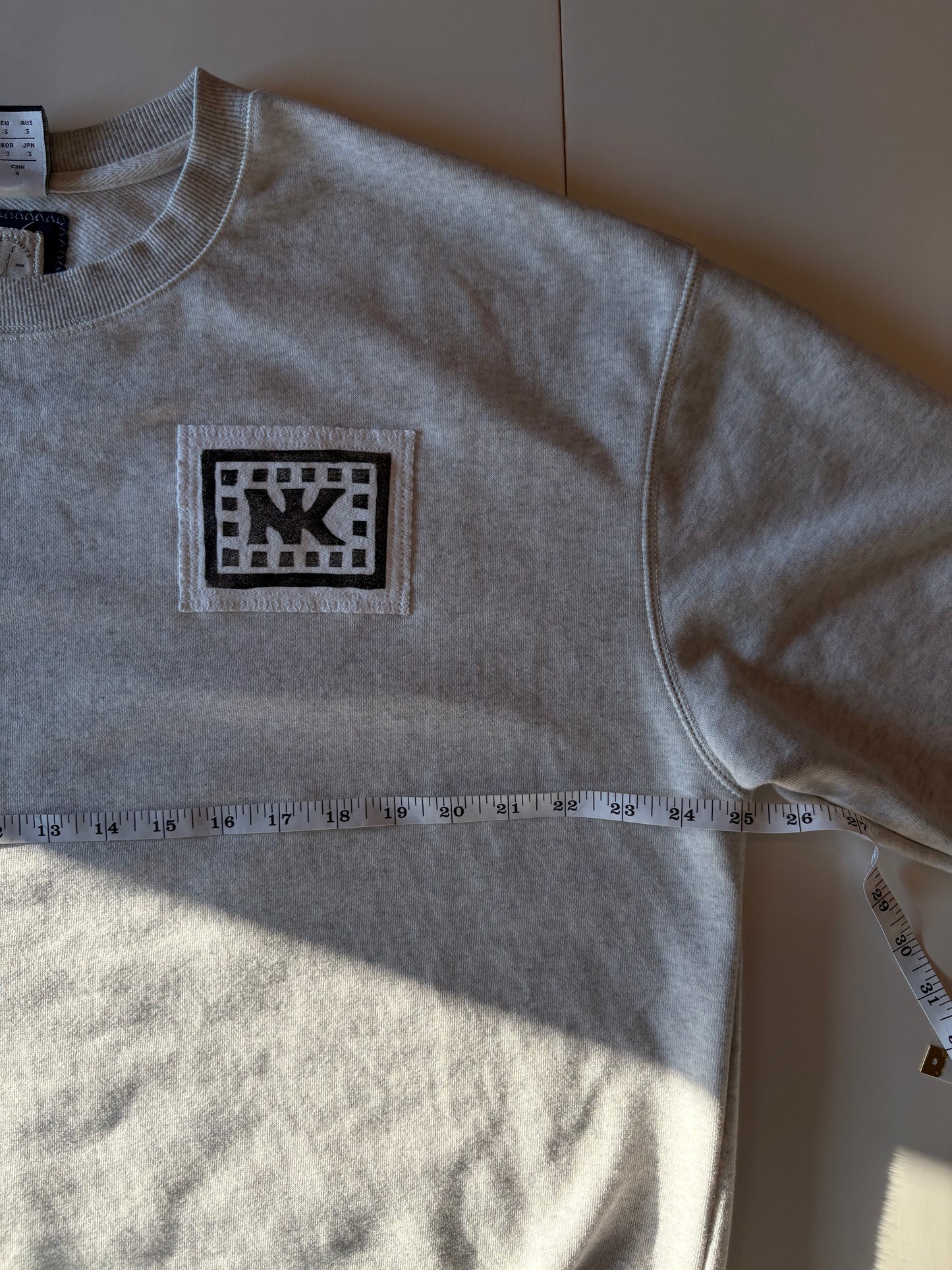 Gray New Balance Fish Hook Crew Neck (XL)